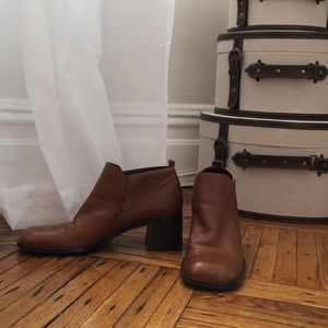 Nine West Gently Worn Brown Booties